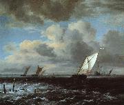 Jacob van Ruisdael Rough Sea oil painting on canvas